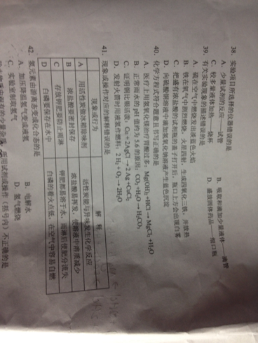 闵行区三模理化合卷_2015上海中考_上海家长