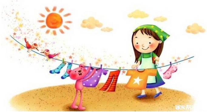 儿童擦桌子卡通图片_儿童网