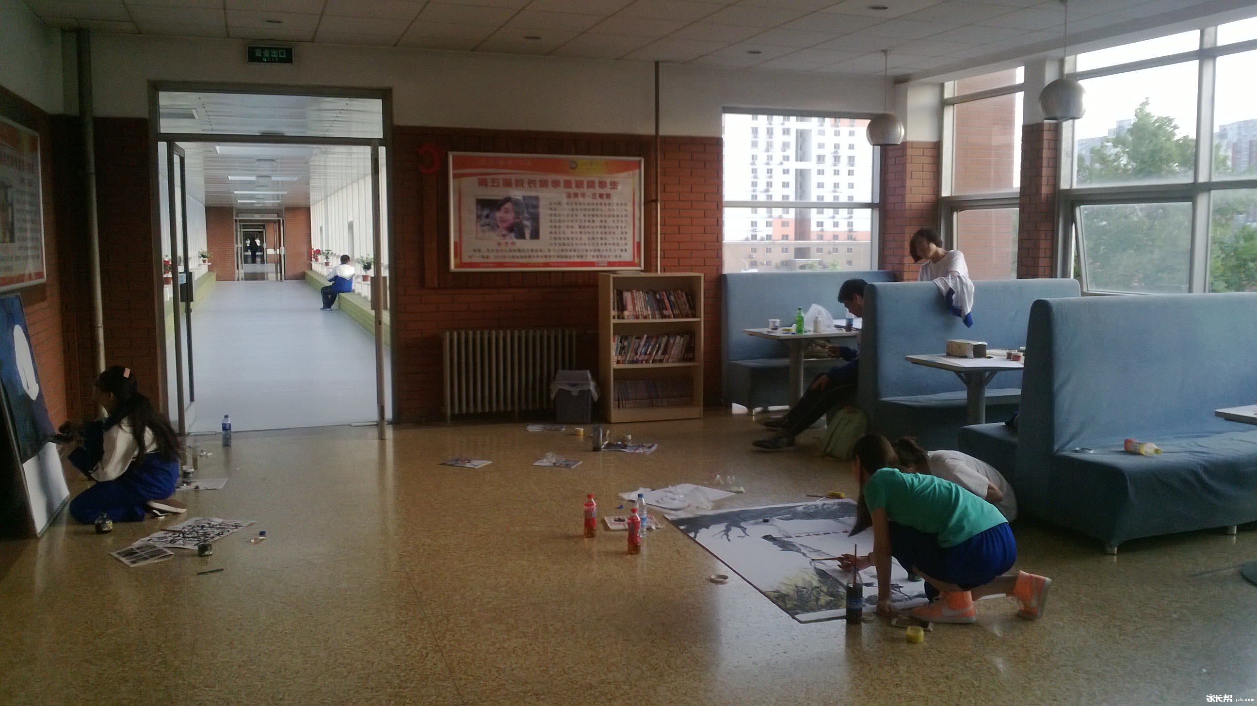 北京十二中丽泽本部校园照片2_丰台名校区-北