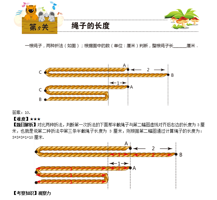 2016届数学花园探秘真题及答案分析_一年级-