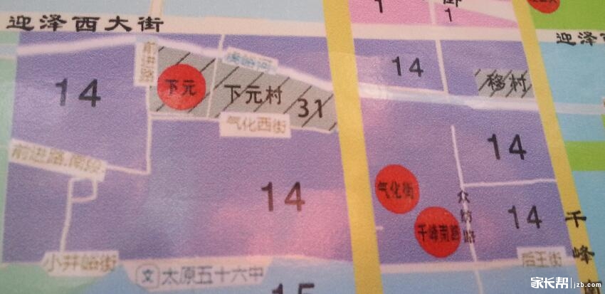 万柏林区划片图:_2016太原幼升小-太原家长帮