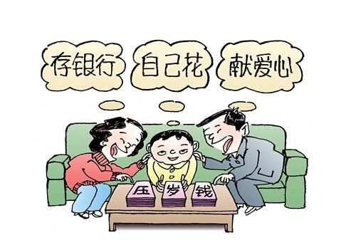 合理使用压岁钱手抄报_压岁钱的收入和使用(2)