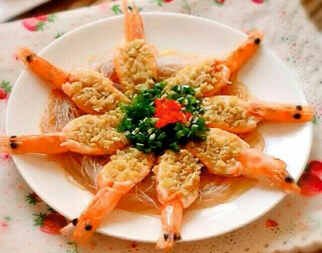 蒜蓉粉丝蒸虾_家有美食-全国家长帮社区