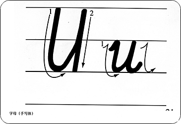 26个英文字母的书写规范