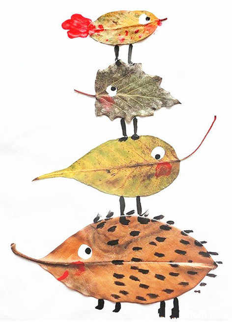 收集叶子和孩子一起来做叶子画吧!_2016洛阳幼升小-洛阳家长帮社区