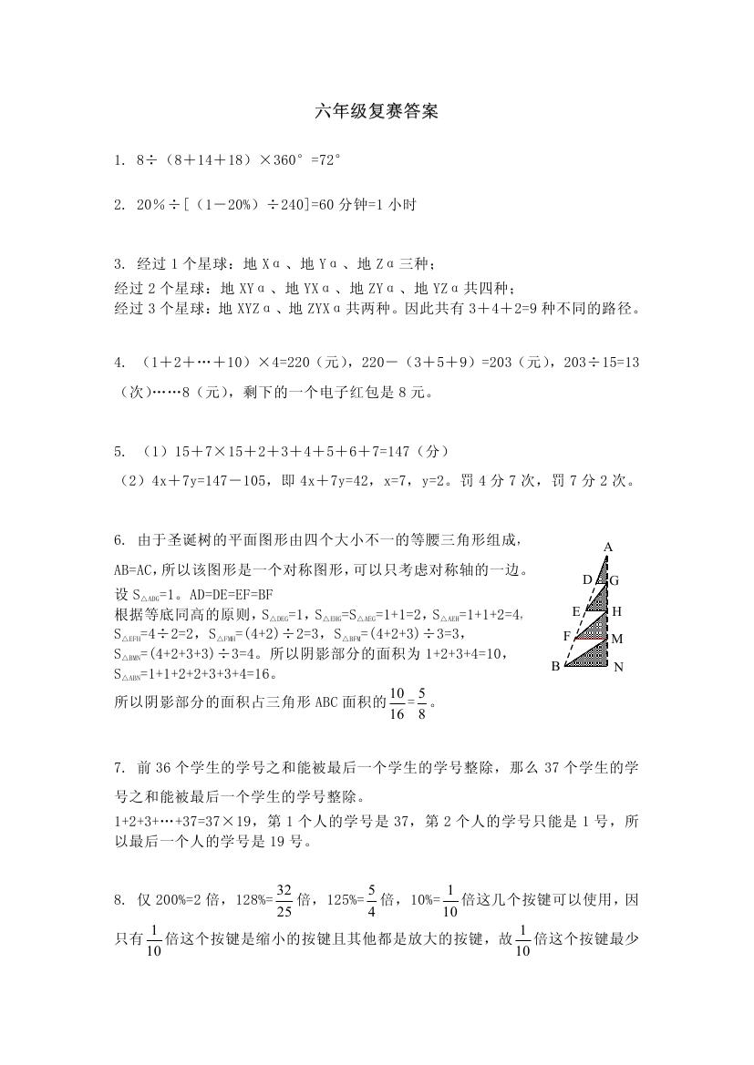 【世奥赛】WMO历届世奥赛初赛、复赛试卷汇