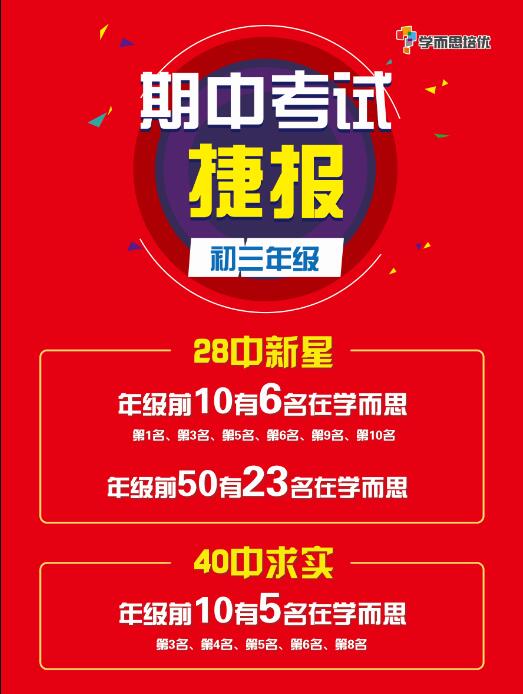 喜报 喜报-石家庄学而思期中考试初三捷报_20